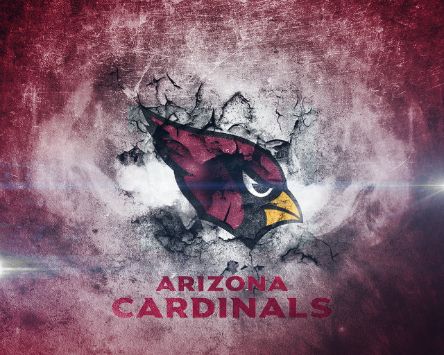 Arizona cardinals logo red background free wallpaper for desktop - medium preview image