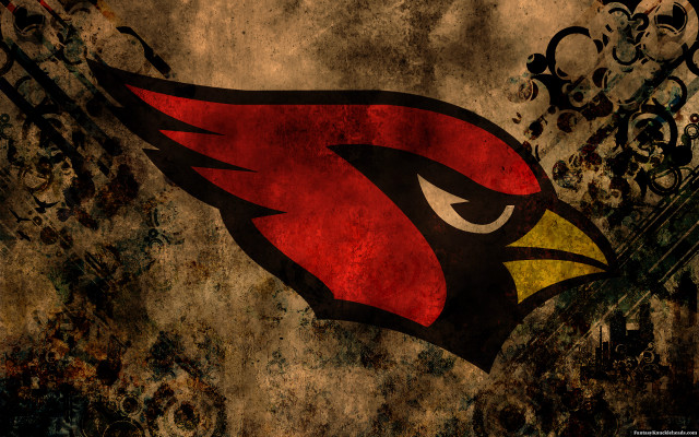 Arizona cardinals logo grungy background free wallpaper for desktop - medium preview image