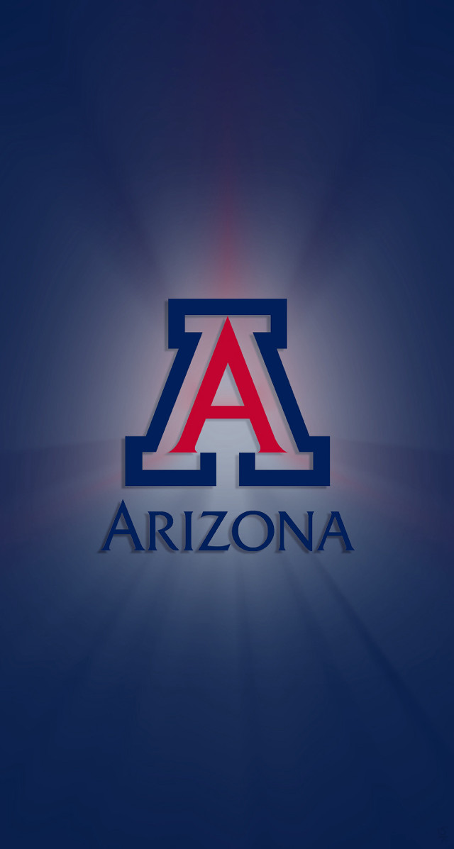 Arizona logo blue background red free wallpaper for mobile - medium preview image