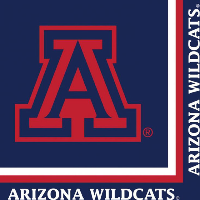 Arizona wildcats logo blue background #2 free wallpaper for tablet - medium preview image