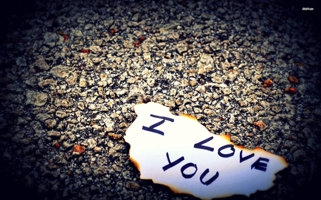 I love you message on #2 free wallpaper for desktop - medium preview image