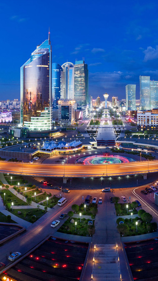 Tokyo city skyline night bridge free wallpaper for mobile - medium preview image