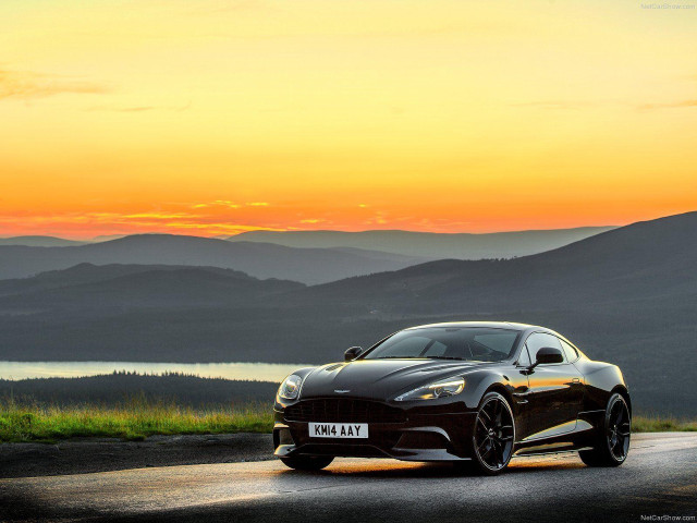 Black sports car mountain sunset free wallpaper for desktop - medium preview image