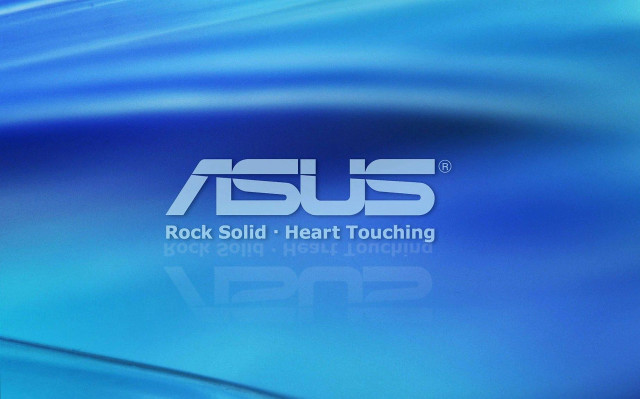 Blue asus logo wave rock free wallpaper for desktop - medium preview image
