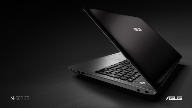 Laptop table black background silver free wallpaper for desktop - medium preview image