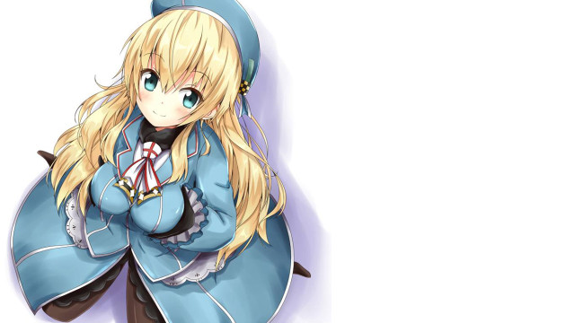 Anime character long blonde hair #2 free wallpaper for desktop - medium preview image