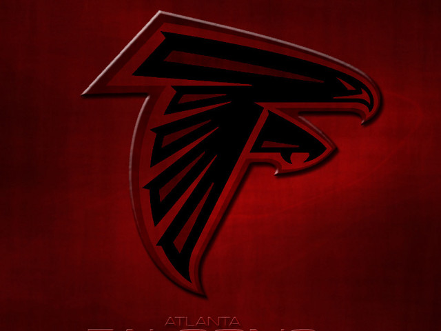 Atlanta football team logo red #2 free wallpaper for desktop - medium preview image