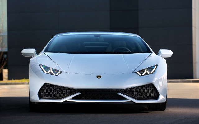 White sports car black roof free wallpaper for desktop - medium preview image