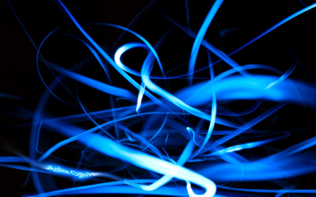 Blue swirl light dark black free wallpaper for desktop - medium preview image