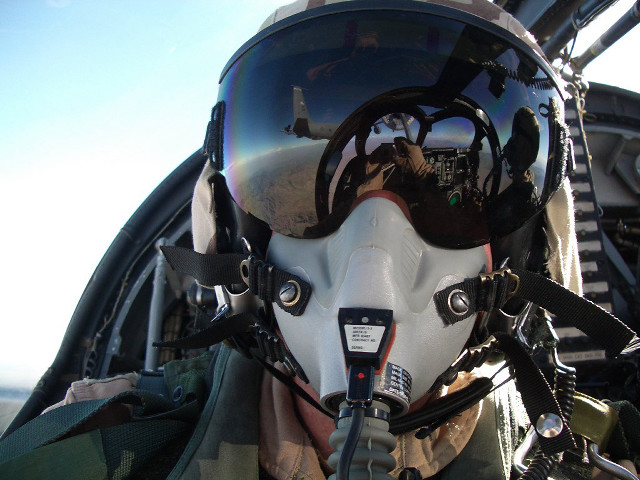 Pilot fighter jet helmet camera free wallpaper for desktop - medium preview image