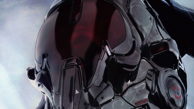 Futuristic helmet man suit image free wallpaper for desktop - medium preview image