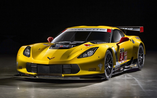 Yellow sports car red stripe #7 free wallpaper for desktop - medium preview image