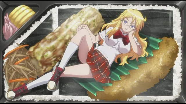 Girl laying food knife hand free wallpaper for desktop - medium preview image