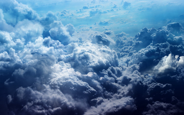 Clouds from plane window sky #2 free wallpaper for desktop - medium preview image