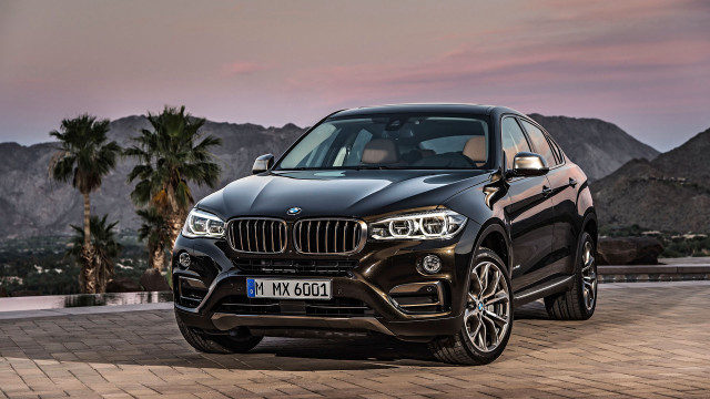 Black bmw suv mountain palm free wallpaper for desktop - medium preview image