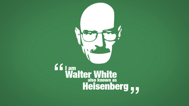 Green background walter white quote free wallpaper for desktop - medium preview image