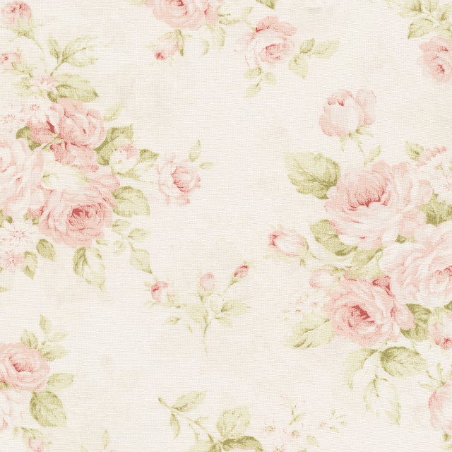 Floral roses pink white leaves free wallpaper for tablet - medium preview image
