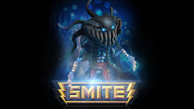 Demon glowing face stylized image free wallpaper for desktop - medium preview image