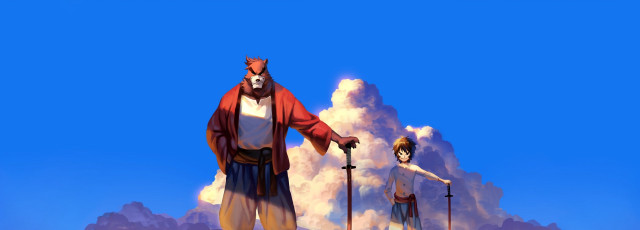 Man giant statue goat head free wallpaper for desktop - medium preview image