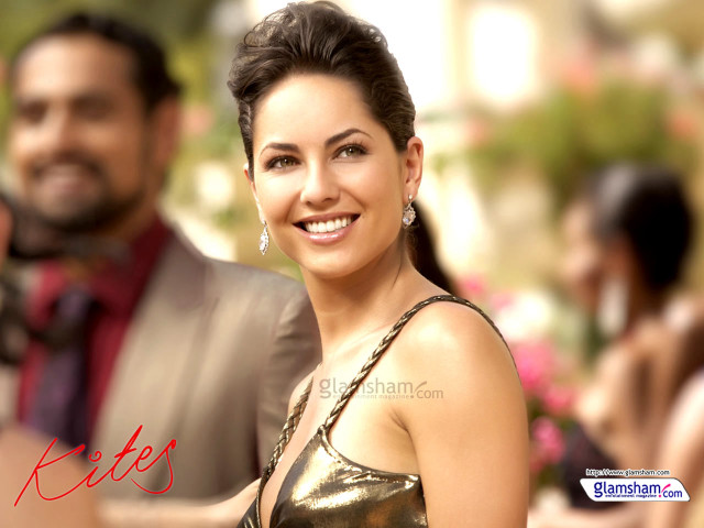 Woman gold dress smiling man free wallpaper for desktop - medium preview image