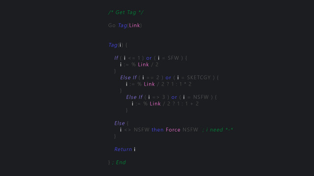 Black background green red text #2 free wallpaper for desktop - medium preview image