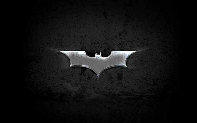 Dark knight logo black background free wallpaper for desktop - medium preview image
