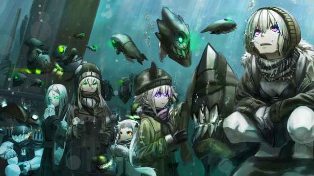 People fish water world helmet free wallpaper for desktop - medium preview image