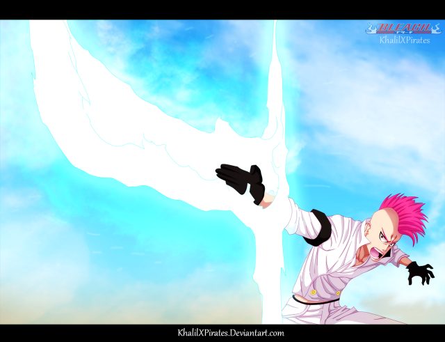 Man pink hair flying white free wallpaper for desktop - medium preview image