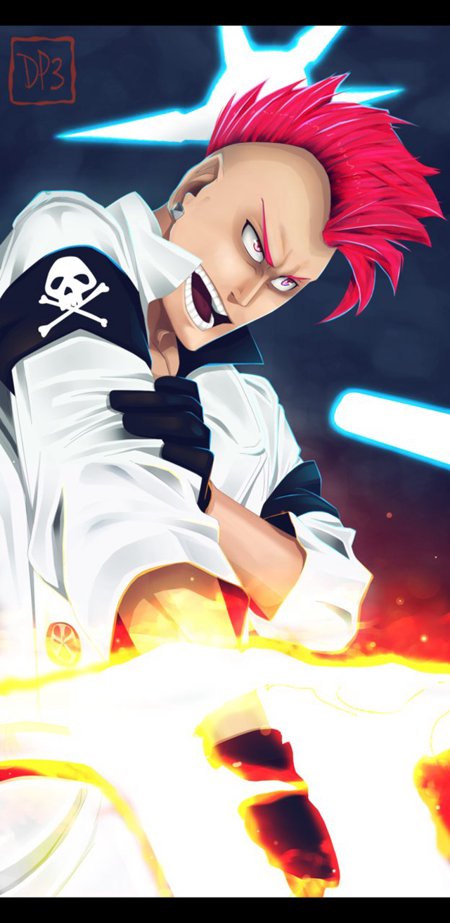 Cartoon character red hair skull free wallpaper for mobile - medium preview image