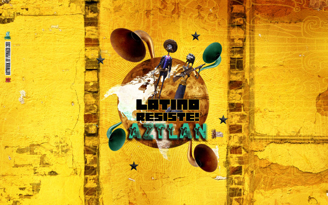 Yellow wall latin reste latina free wallpaper for desktop - medium preview image