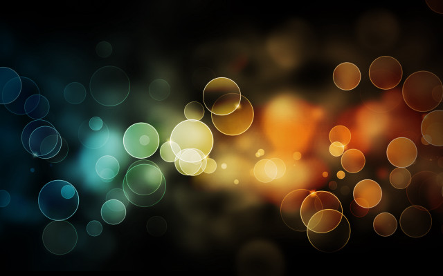 Blurry black background circles light #3 free wallpaper for desktop - medium preview image