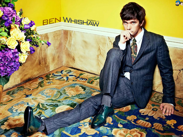 Man suit sitting carpet flowers free wallpaper for desktop - medium preview image
