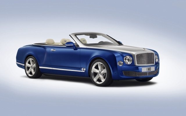 Blue convertible white top tan free wallpaper for desktop - medium preview image