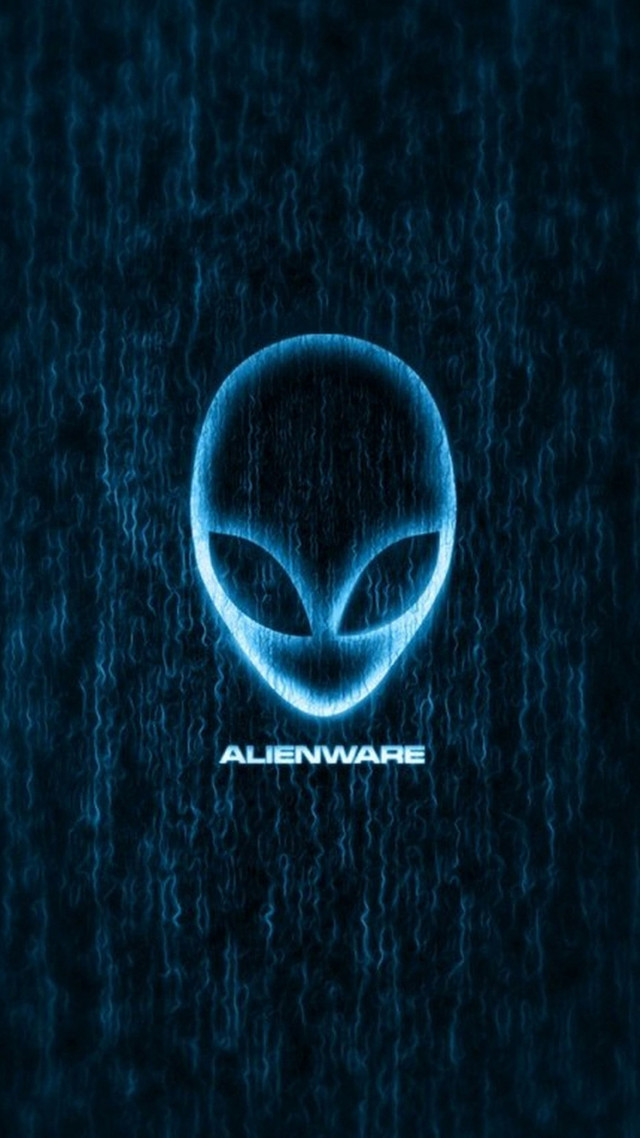 Alien logo dark background alienware free wallpaper for mobile - medium preview image