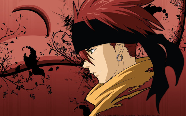 Redhair yellowscarf man profile fullmoon free wallpaper for desktop - medium preview image