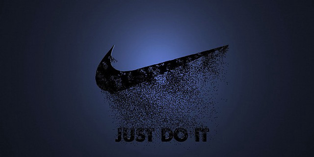 Nike logo dark just do free wallpaper for desktop - medium preview image