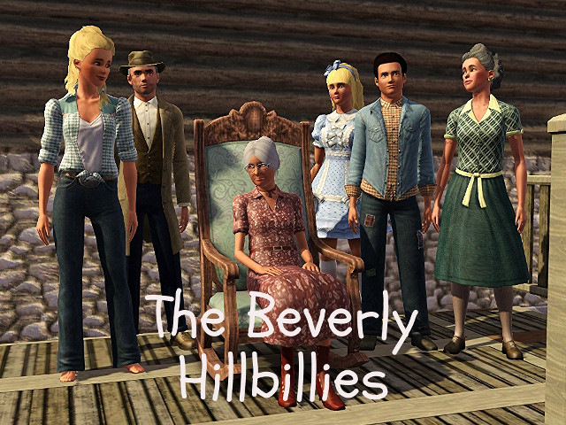 Beverly hillbillies group chair wooden free wallpaper for desktop - medium preview image