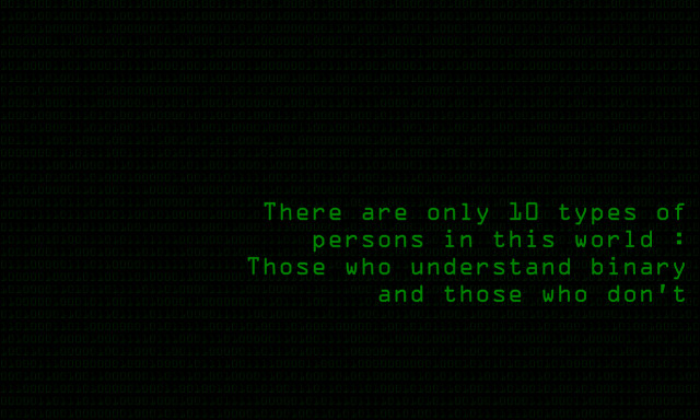 Green text message black background free wallpaper for desktop - medium preview image