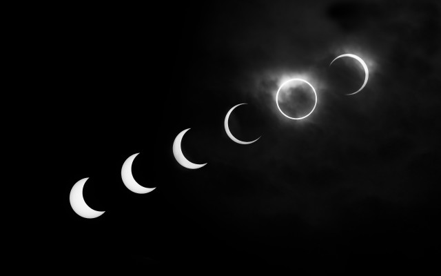 Solar eclipse phases sky images free wallpaper for desktop - medium preview image