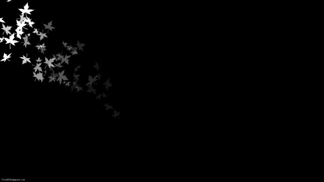 Black white stars minimalist monochrome free wallpaper for desktop - medium preview image