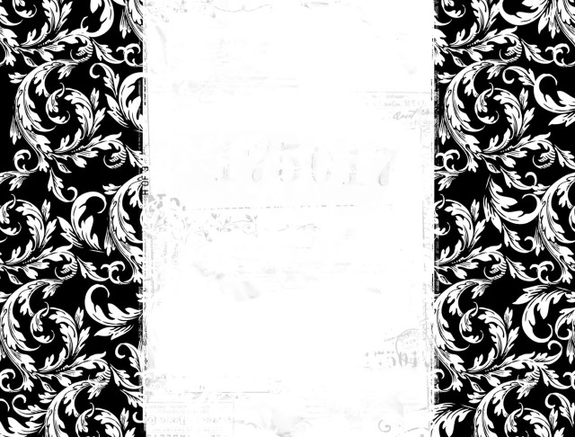Black white background white border free wallpaper for desktop - medium preview image