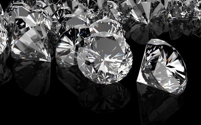 Diamonds black surface reflections ground free wallpaper for desktop - medium preview image