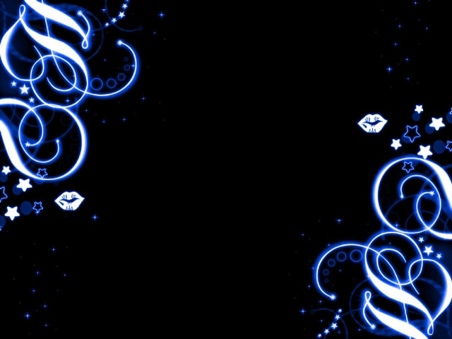 Blue background stars swirls pattern #2 free wallpaper for desktop - medium preview image