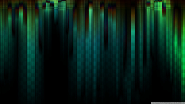 Blurry forest trees green red free wallpaper for desktop - medium preview image