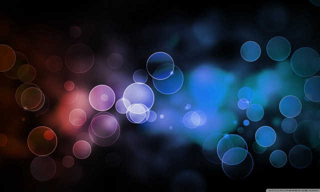 Blurry black background blue red #2 free wallpaper for desktop - medium preview image