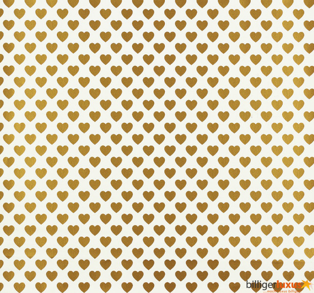 White gold background hearts side free wallpaper for tablet - medium preview image