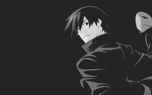 Man knife black jacket portrait free wallpaper for desktop - medium preview image