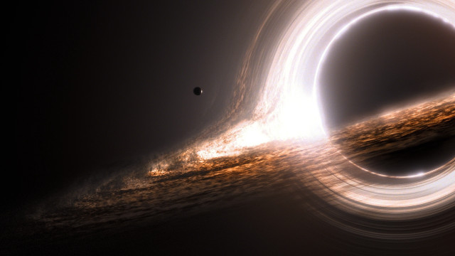 Black hole ring light black free wallpaper for desktop - medium preview image