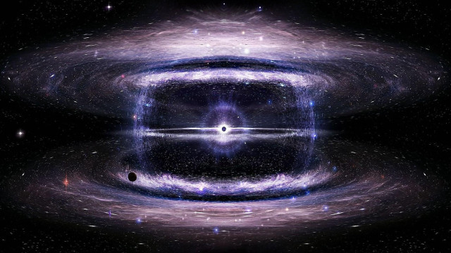 Blackhole star center hologram space free wallpaper for desktop - medium preview image