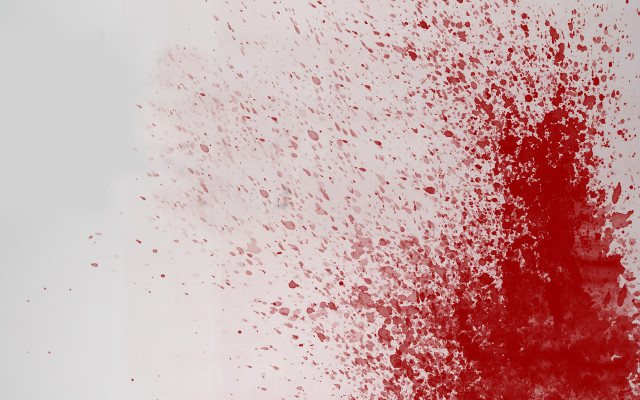 Blood splatter abstract portrait red free wallpaper for desktop - medium preview image